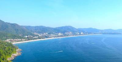 泰国普吉岛全景鸟瞰图