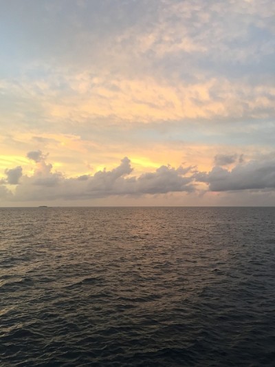 典型的马尔代夫的风景