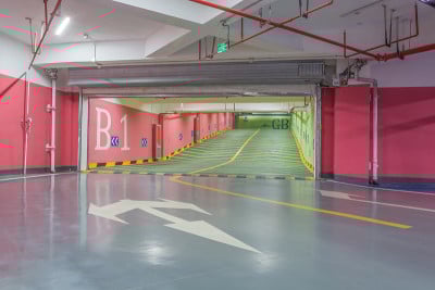地下车库室内