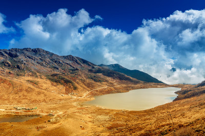 大象湖，Kupup山谷，锡金，印度