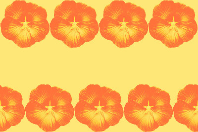 芙蓉花仿照，图案重复说明