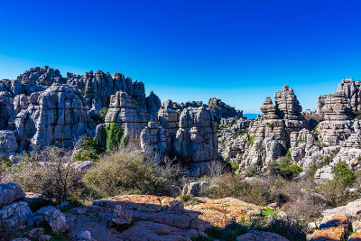 El Torcal de Antequera, Andalusia, Spain，在Antequer