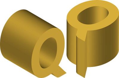 等距字母Q.创建标志，徽标，字母组合的模板