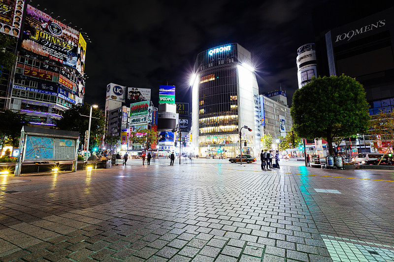 东京涩谷夜景