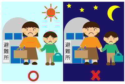 白天疏散的好案例，晚上疏散的坏案例