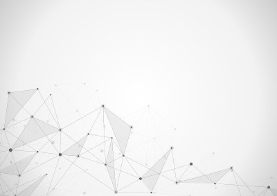 用线和点向量抽象连接背景。几何网络连接