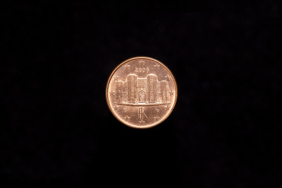 1欧元硬币，从2005年，正面