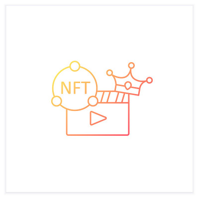 NFT视频渐变图标