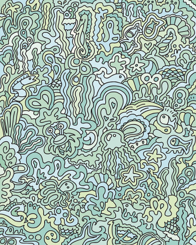 海洋涂鸦