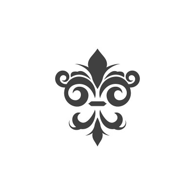 Fleur de lis矢量图标设计