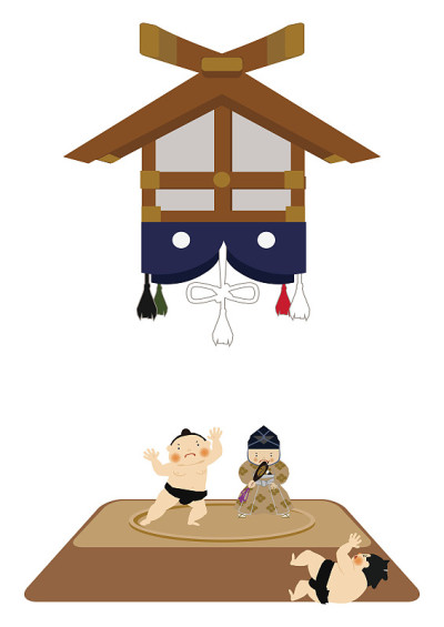 相扑是日本传统的摔跤。
相扑被认为是日本的国球。
它被称为民族体育，是日本的传统文化之一。