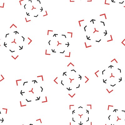 Augmented reality icon seamless pattern background