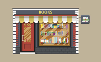 书店或商店建筑。