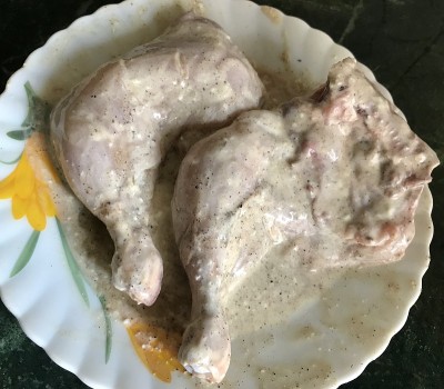 腌制鸡腿