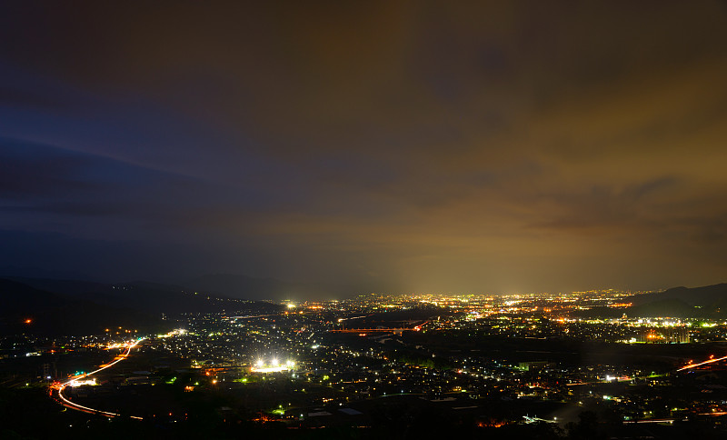 长野市的夜晚