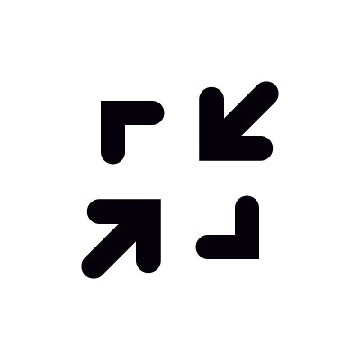箭头最小化矢量图标