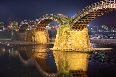 岩国，广岛，日本，金泰京桥