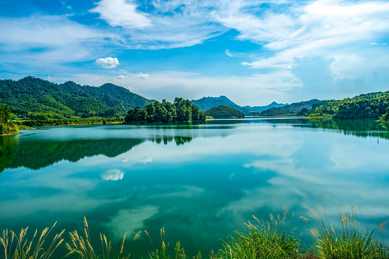 千岛湖美丽的风景和田园风光