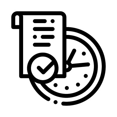 临时文件图标矢量大纲插图