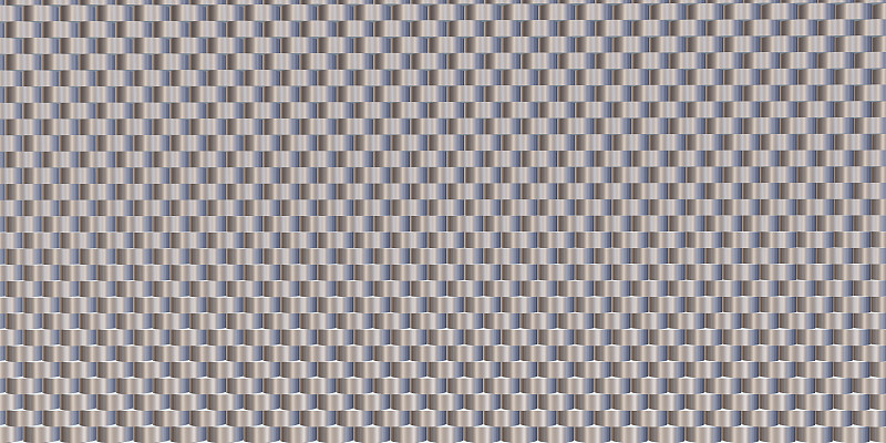 背景材料光泽的钢铝内衬图案3d插图