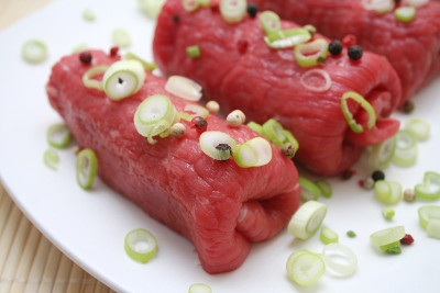 新鲜的牛肉