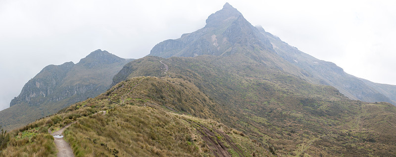 前往皮钦查火山，基多。厄瓜多尔
