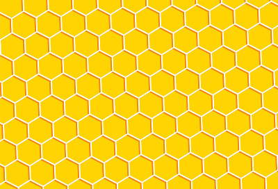 蜂窝模式的背景。抽象的蜂巢。矢量图