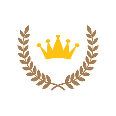 Winner star icon graphic design template vector