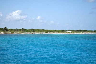 墨西哥海岸的原始水域