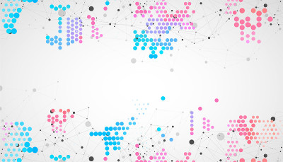 Modern geometrical circle abstract background. Geo