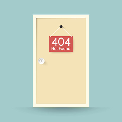 页面未找到错误404。门的概念