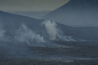 Grindavík，冰岛活火山火山口熔岩