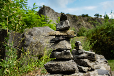 玄武岩火山的地质遗址Hegyestű(针山)
