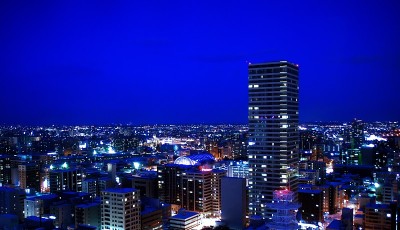 美丽的札幌夜景