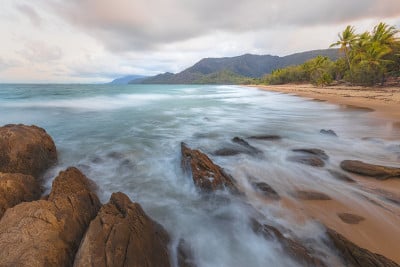 Thala海滩日落，昆士兰