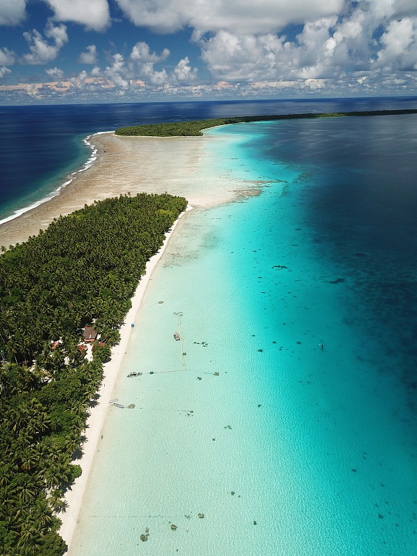 Ant atoll in Pohnpei, Micronesia