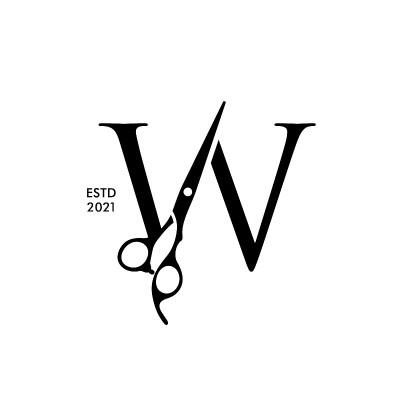 豪华首字母W剪刀