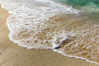 海滩，海浪，长滩岛