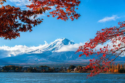 富士山秋色，日本