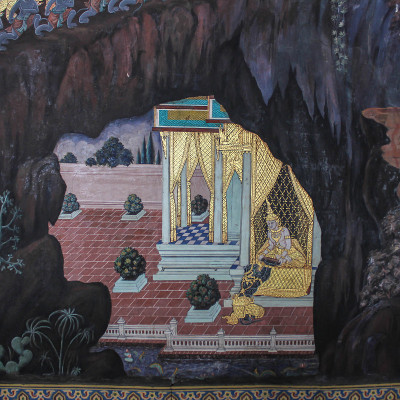 玉寺的壁画。