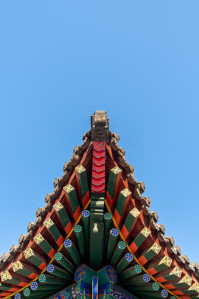 中国五台山的一座寺庙