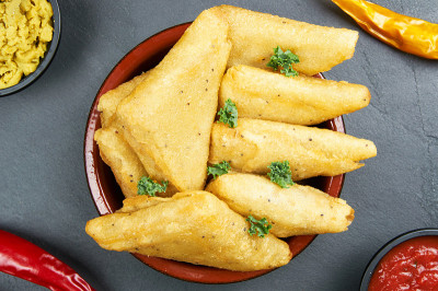 蔬菜咖喱角加香料