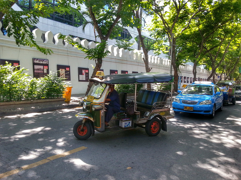 泰国曼谷的三轮车