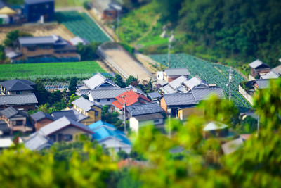 香川县的微型城市景观