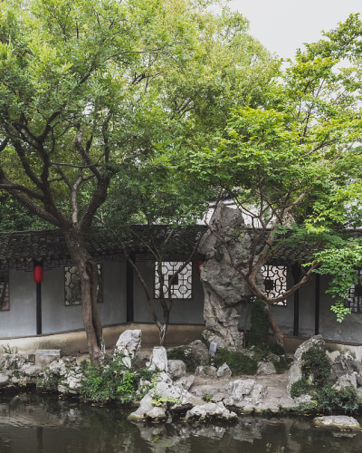 中国江苏同里老城退思花园