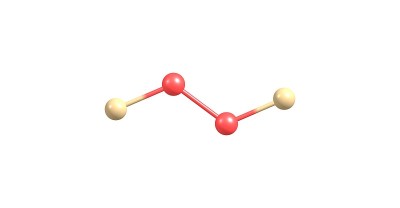 二氧二氟分子孤立于白色上