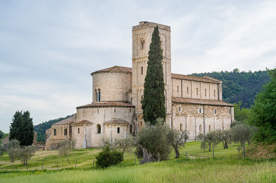 圣提莫修道院，Val d'Orcia，意大利托斯卡纳