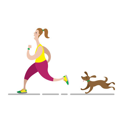 Running girl