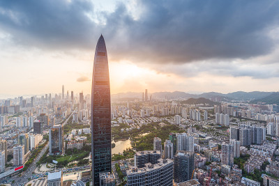深圳市区天际线