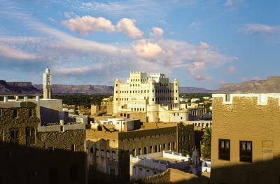 苏丹宫殿，Seyun, Wadi Hadramaut，也门